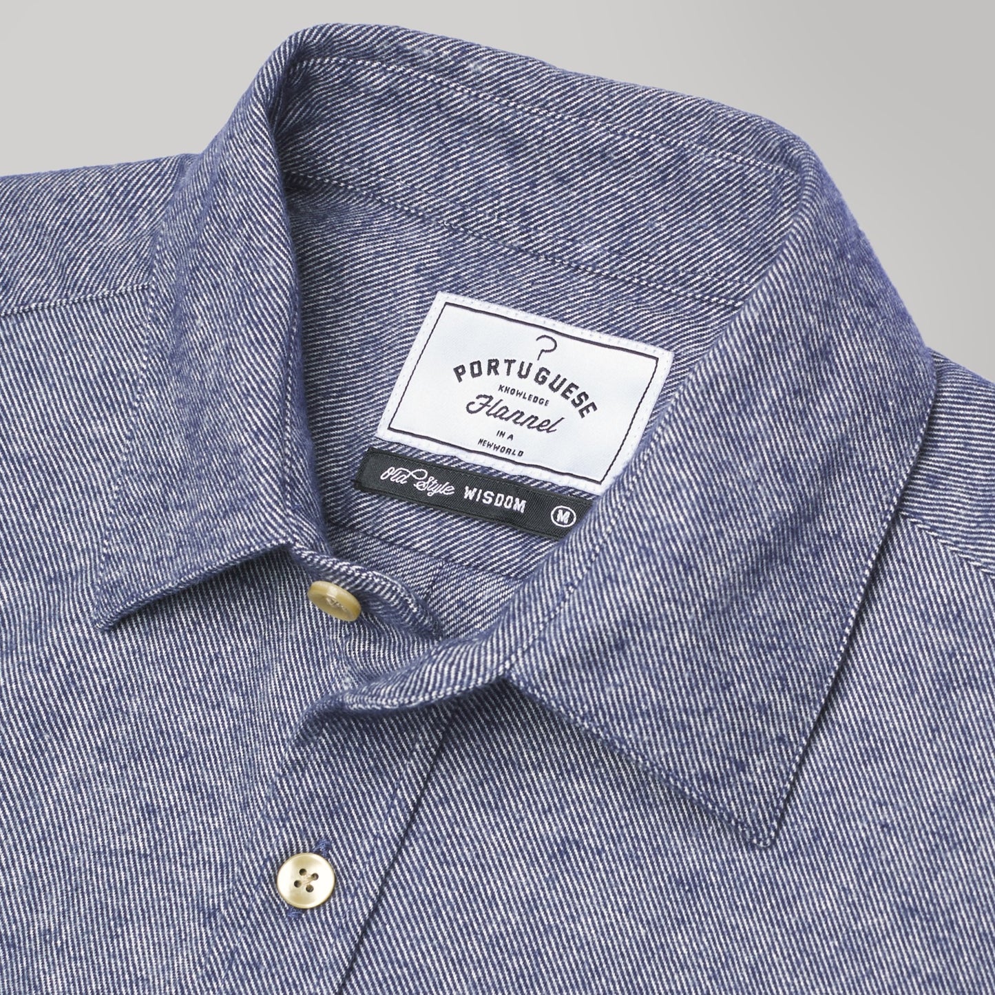 Portuguese Flannel - Teca Indigo Flannel