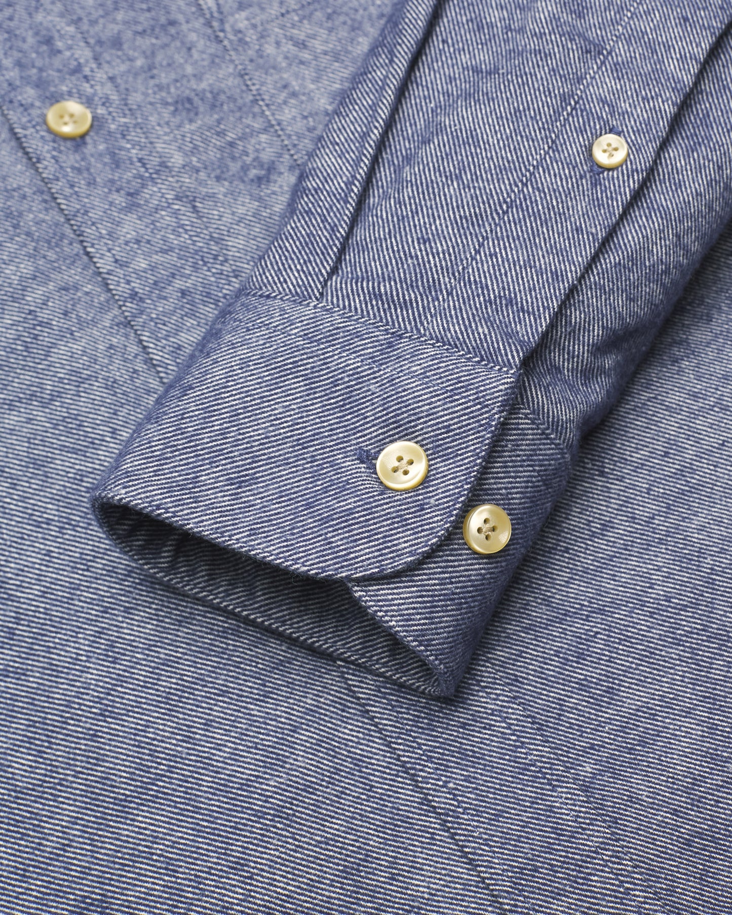 Portuguese Flannel - Teca Indigo Flannel