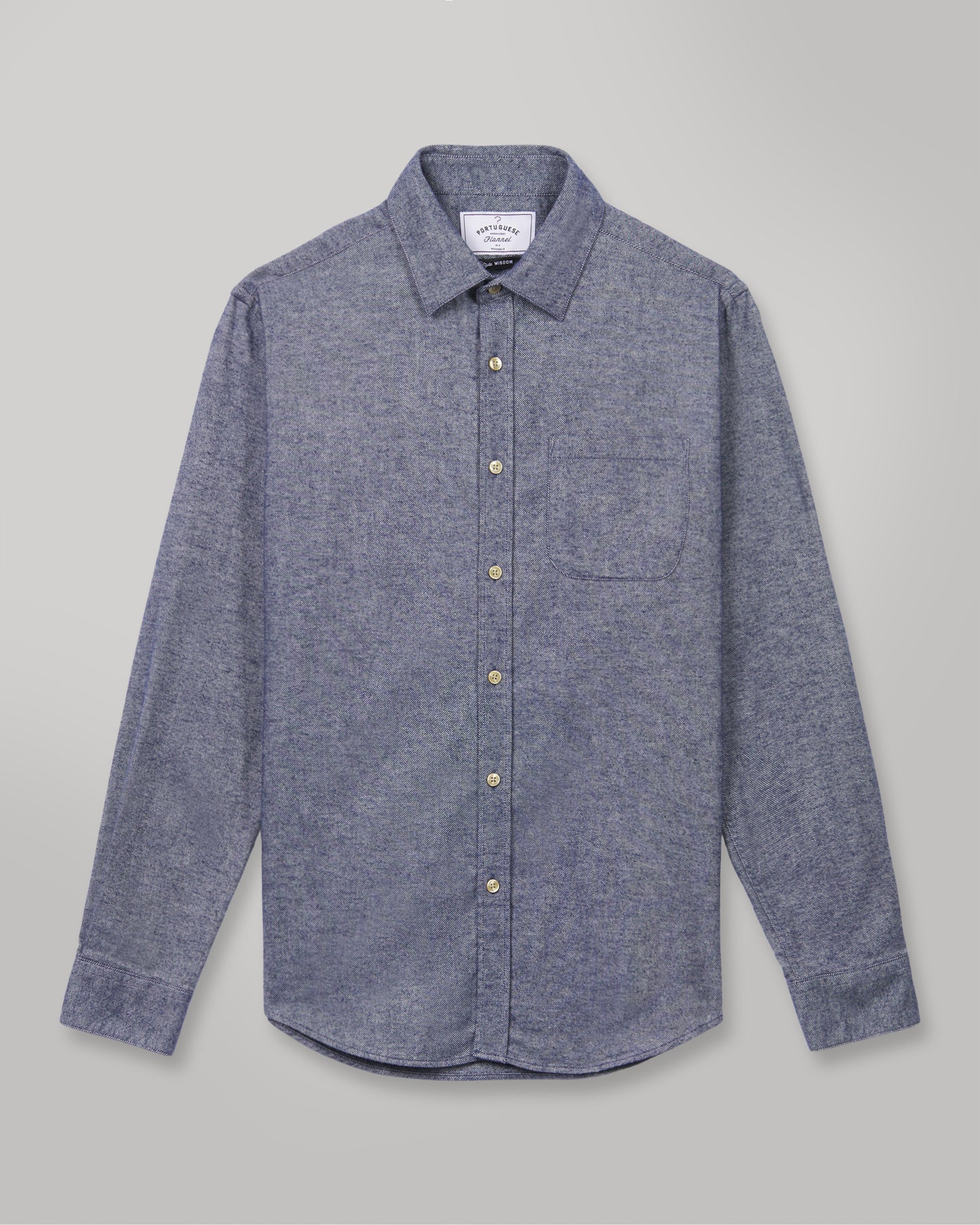 Portuguese Flannel - Teca Indigo Flannel