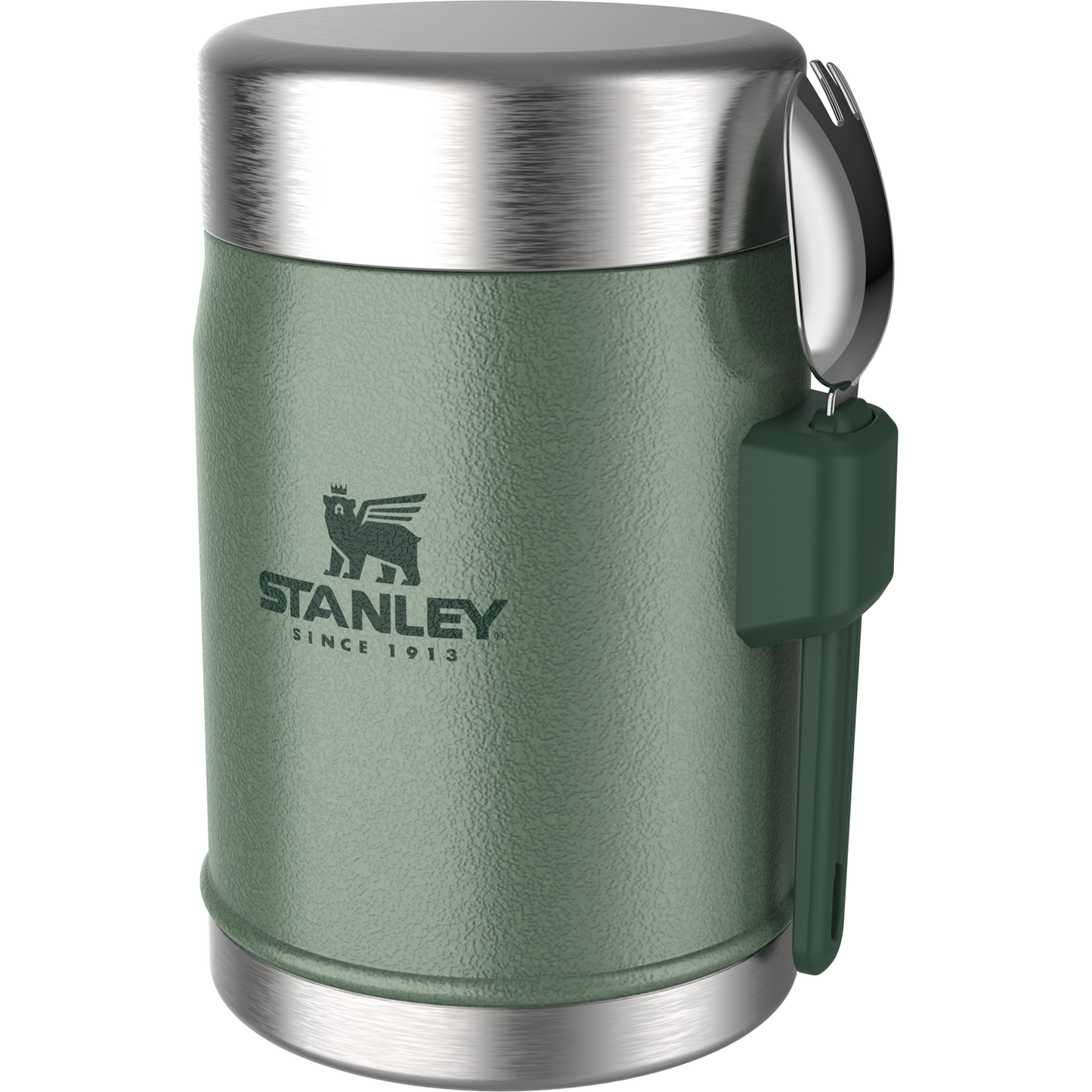 Stanley - Classic Legendary Food Jar+Spork Hammertone Green