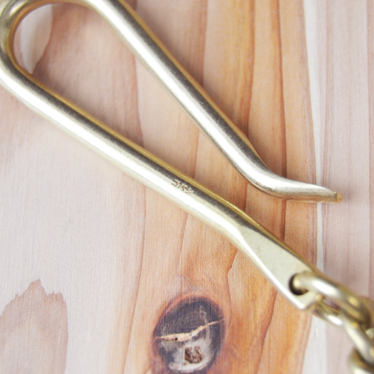 Kobashi Studio - Twist Key Chain w Hook Brass M