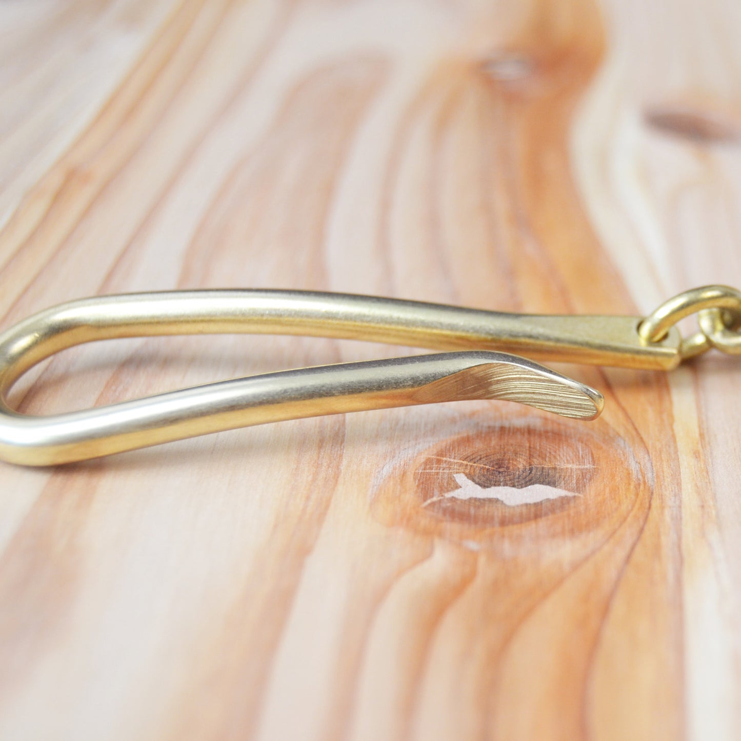 Kobashi Studio - Twist Key Chain w Hook Brass M
