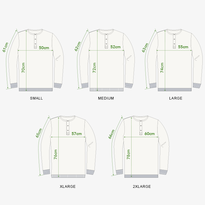 Hemen - Harri Deep Marine Henley Long Sleeve