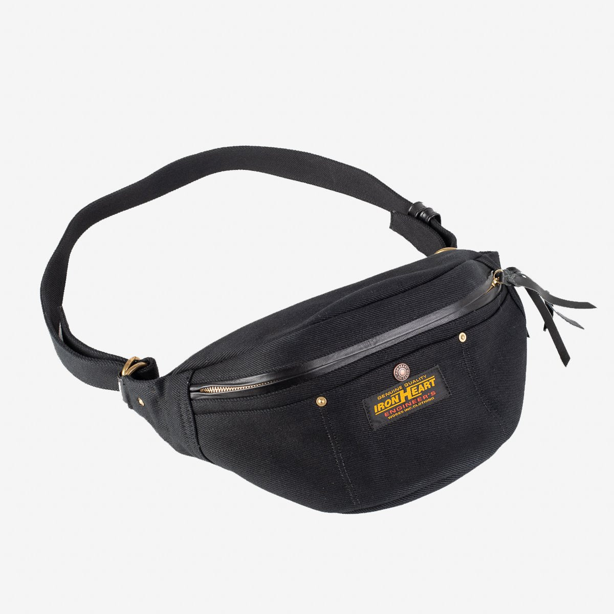 Iron Heart - Ihe-37 Denim Waist Bag Black