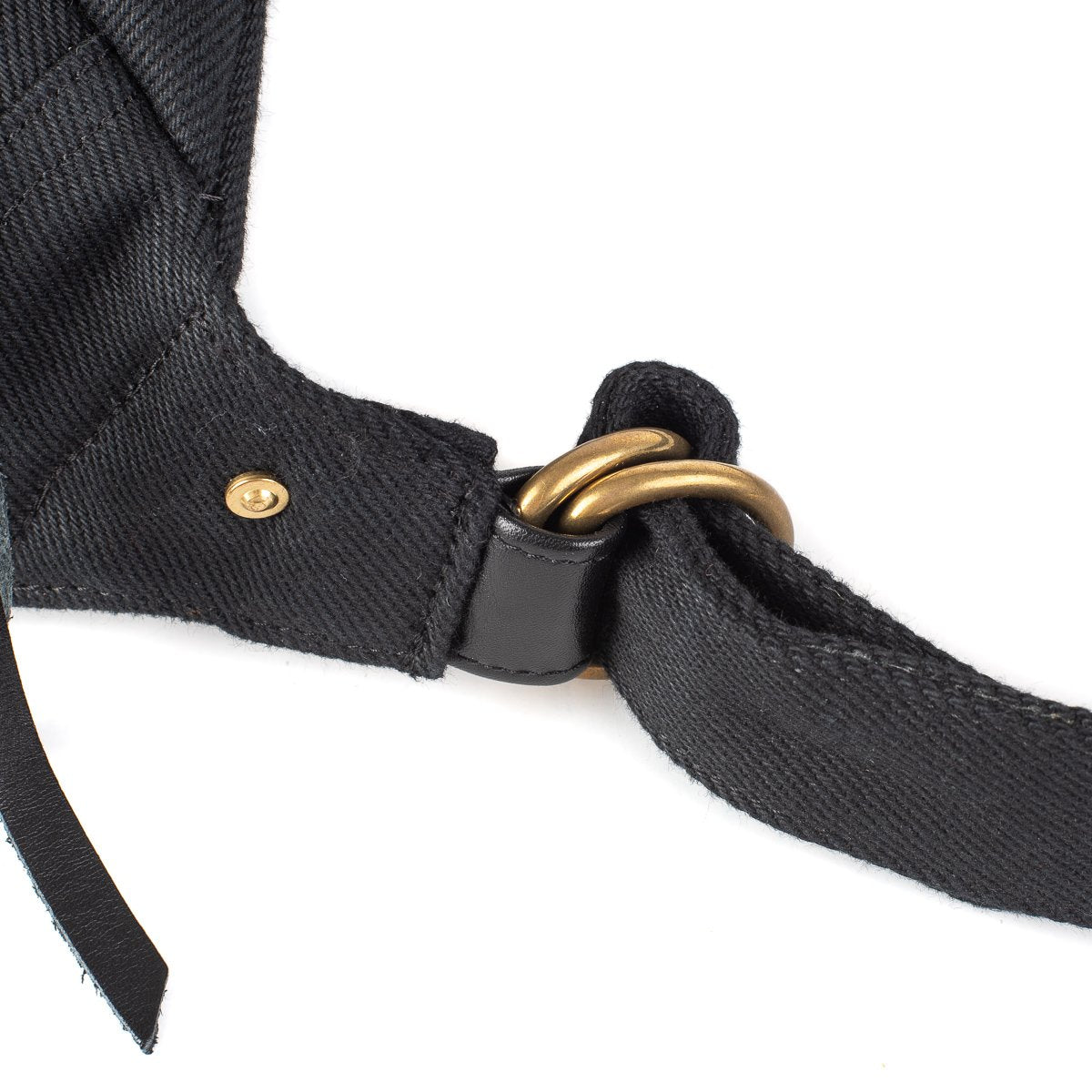 Iron Heart - Ihe-37 Denim Waist Bag Black