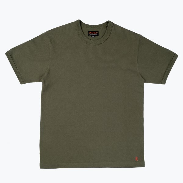 Iron Heart - IHT-1600-Olive 11oz Crew Neck Tee