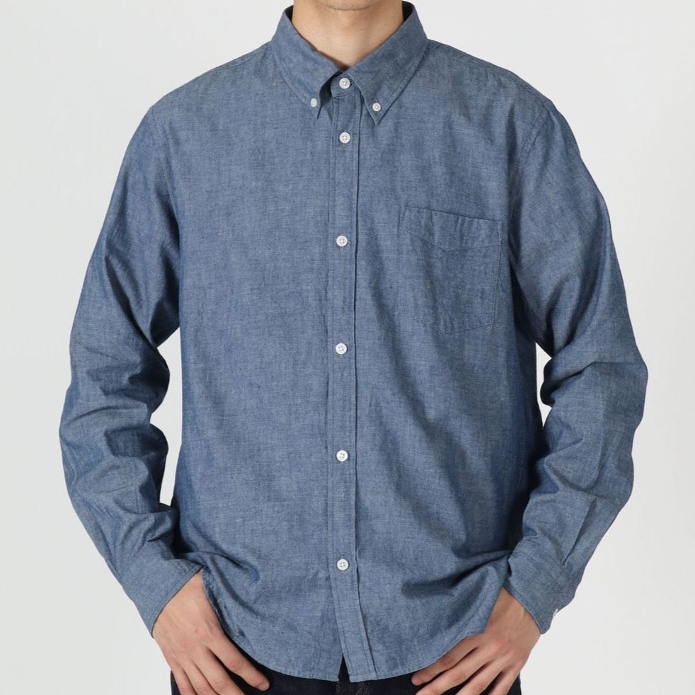 Japan Blue - 5 oz Cote d’Ivoire Selvedge Chambray Shirt