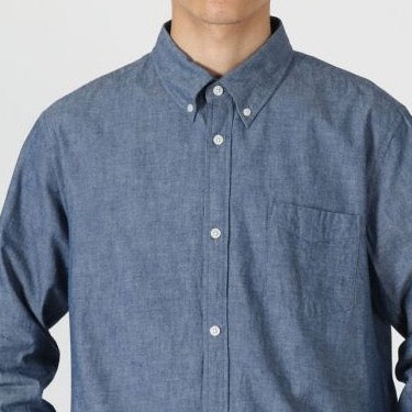 Japan Blue - 5 oz Cote d’Ivoire Selvedge Dark Chambray Shirt