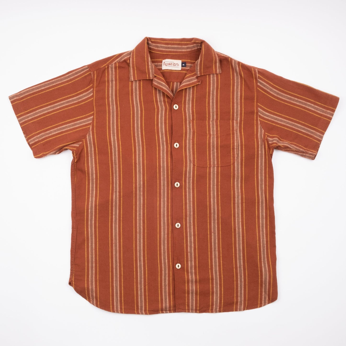 Freenote - Hawaiian Shirt Rust Stripe