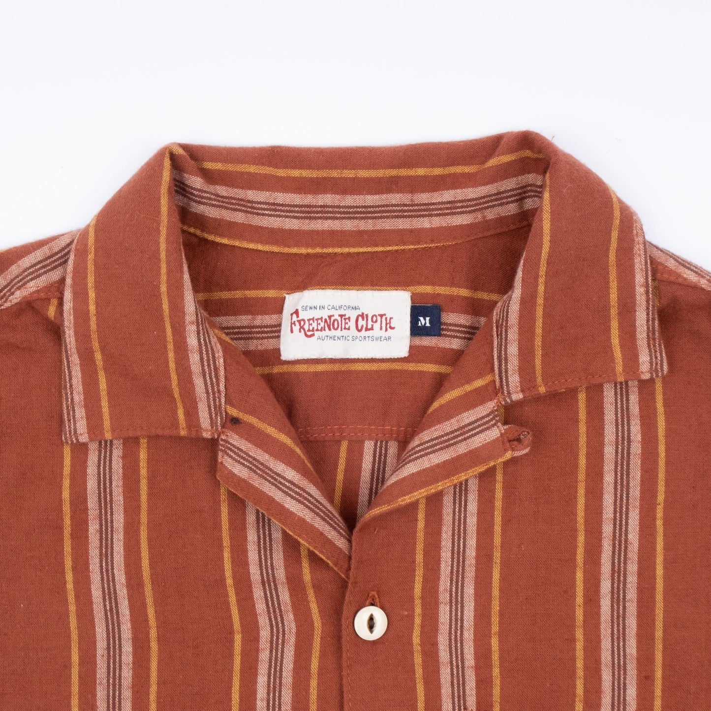 Freenote - Hawaiian Shirt Rust Stripe