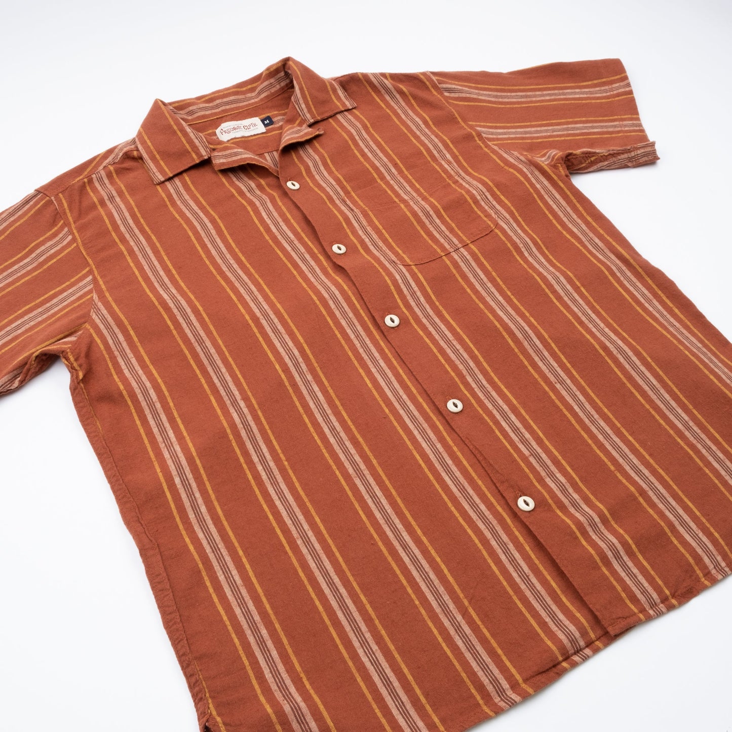 Freenote - Hawaiian Shirt Rust Stripe