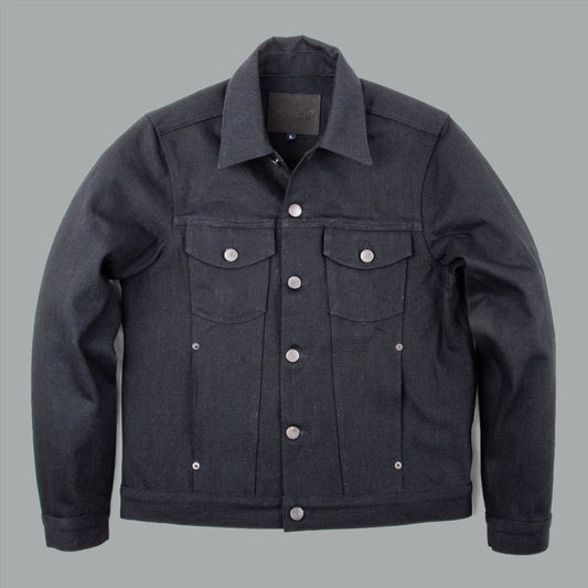 Freenote - Denim Jacket 17oz Black Slub