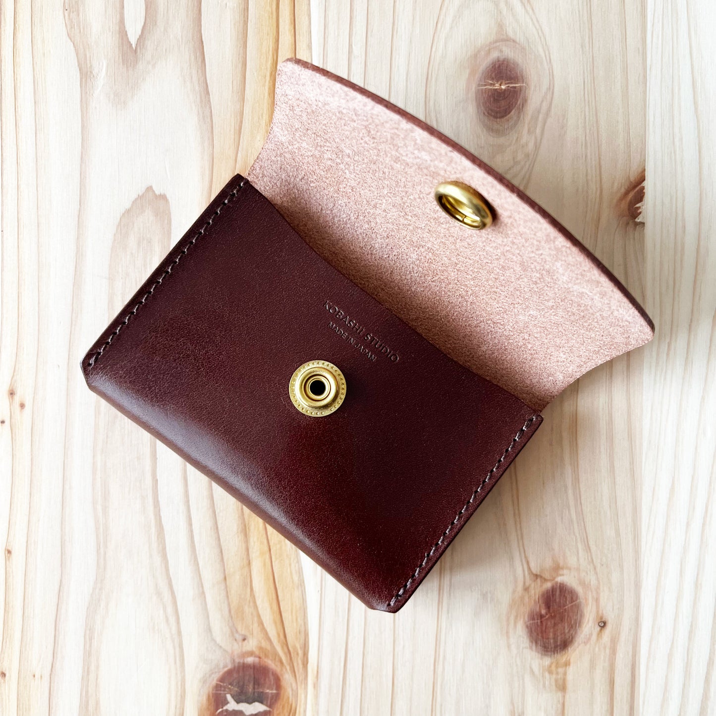 Kobashi Studio - Card Wallet Brown