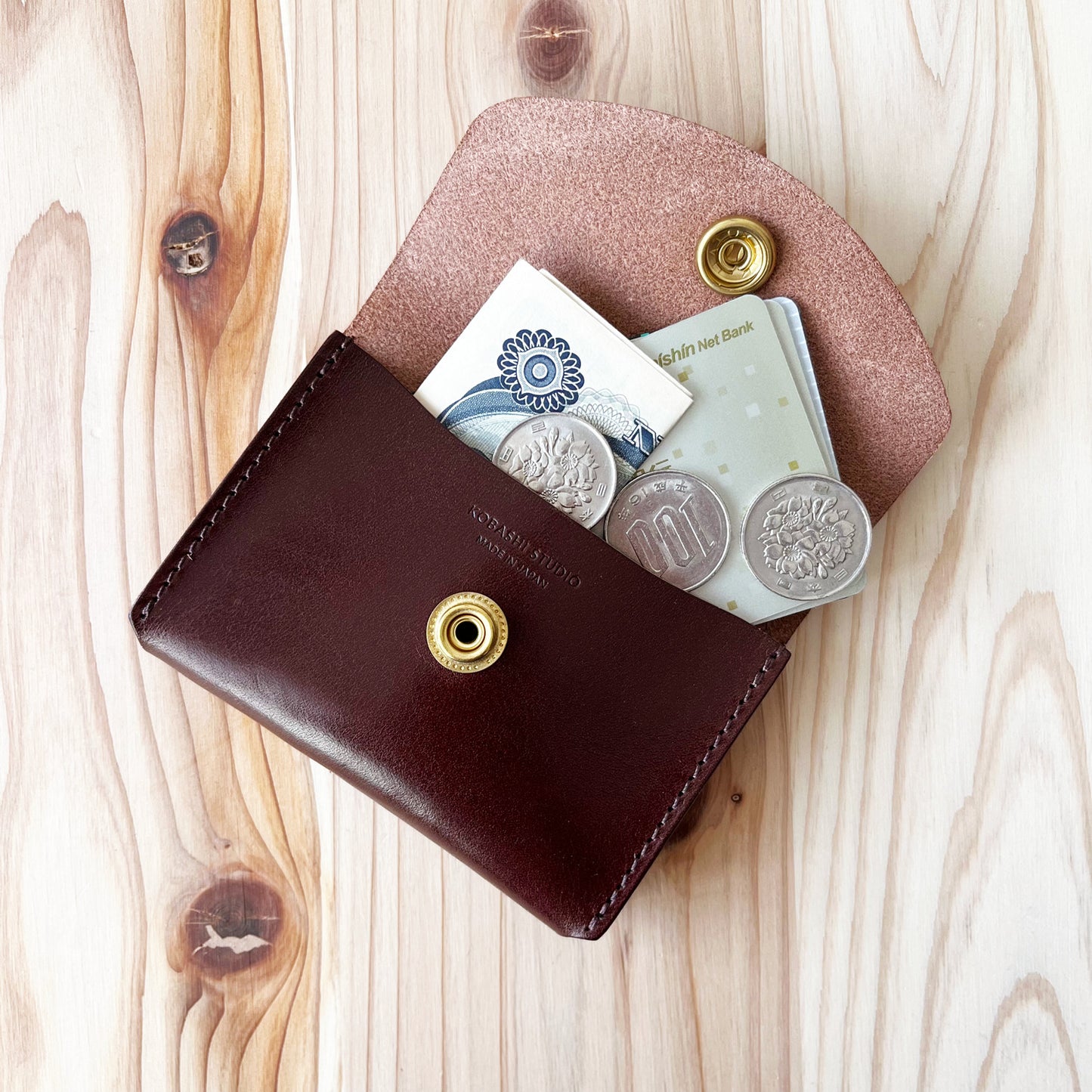 Kobashi Studio - Card Wallet Brown