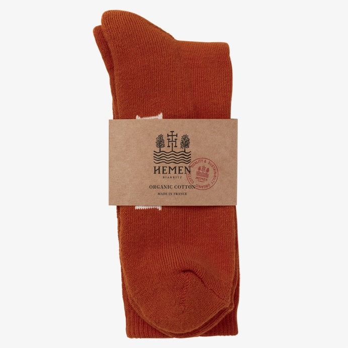 Hemen - Socks Cotton Copper/Orange