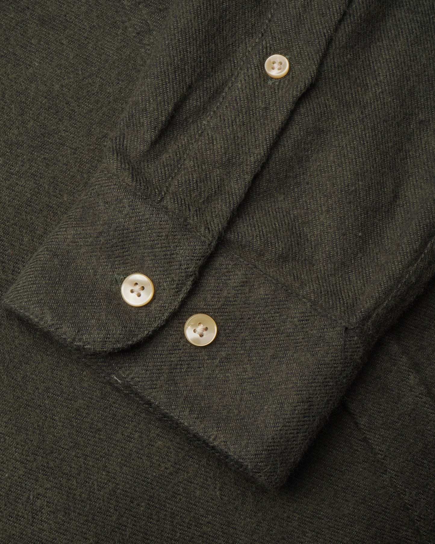 Portuguese Flannel - Teca green Flannel