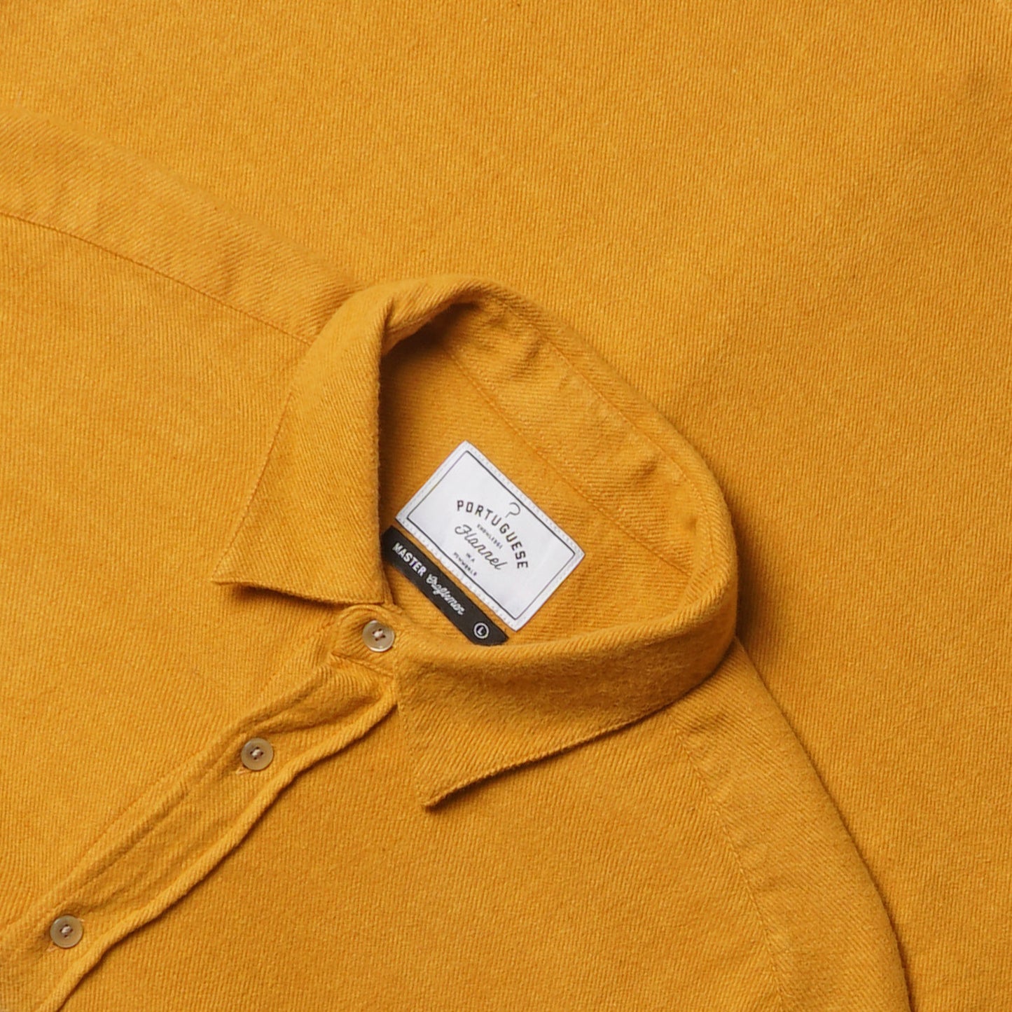 Portuguese Flannel - Teca mustard Flannel