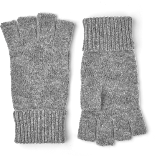 Hestra gloves - Wool Half Finger Grey