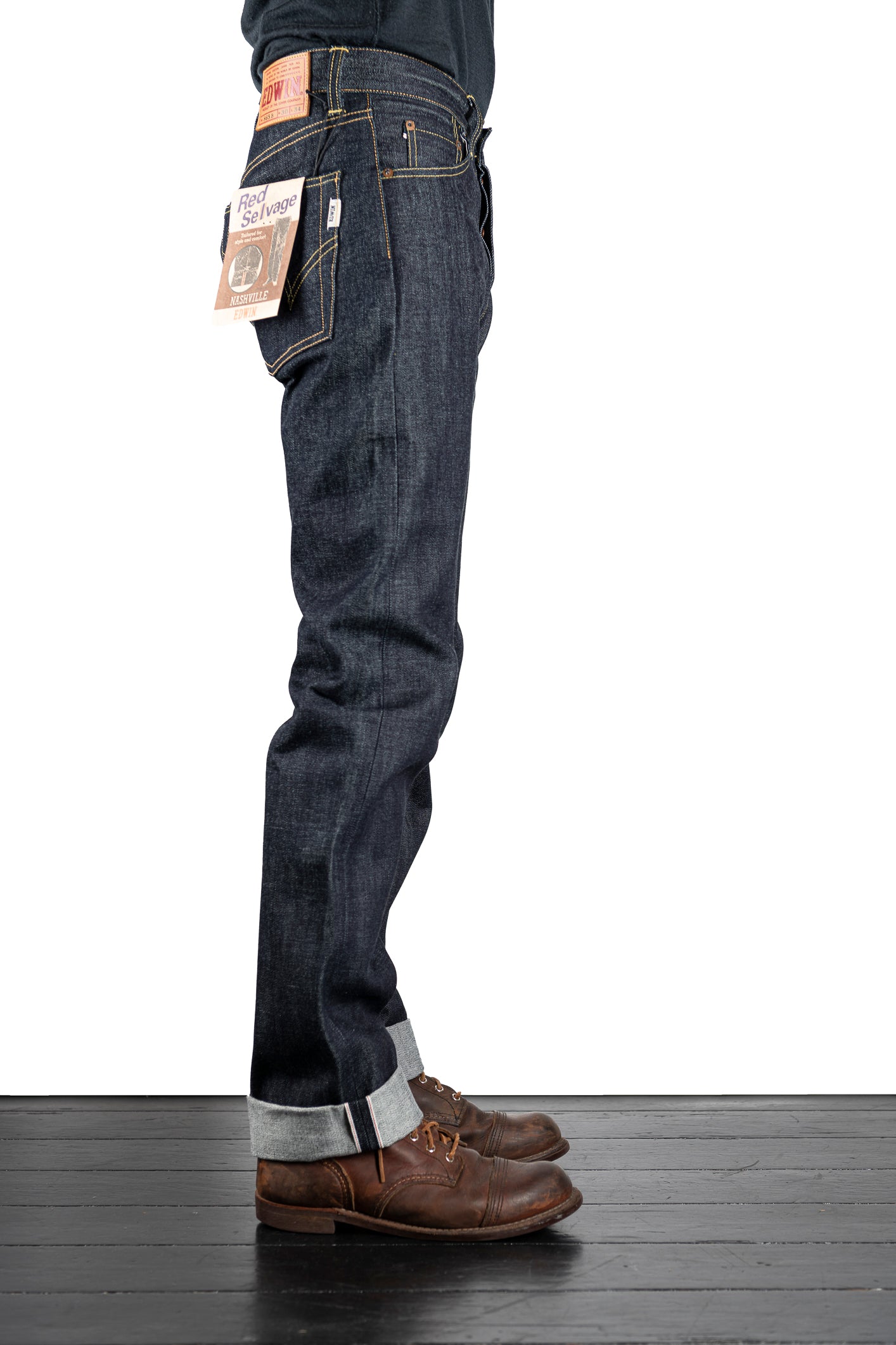 Red Listed Selvage Denim Edwin ED-55 Jeans Red Listed Selvage 14