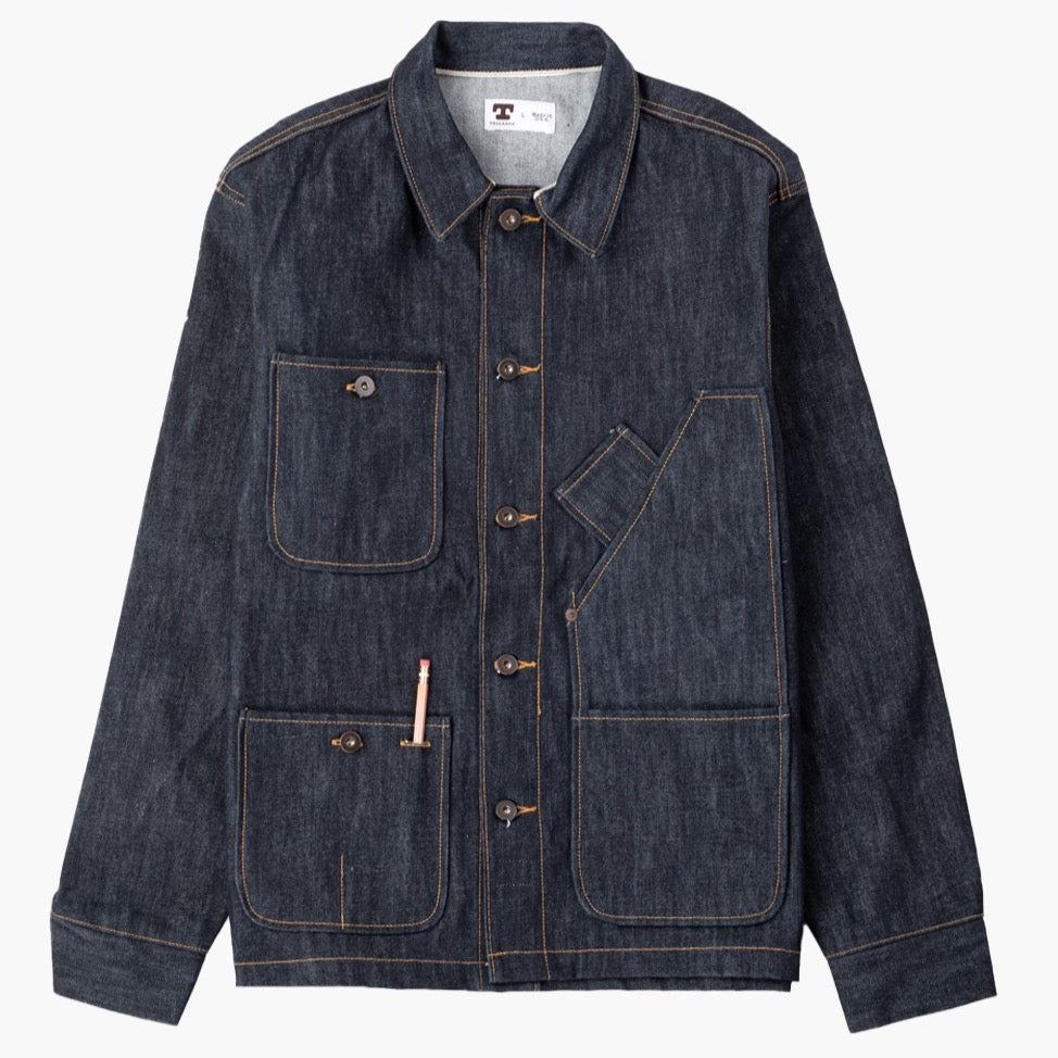 Tellason - Jacket, Coverall, 16.5oz Selvedge Denim (Blue)