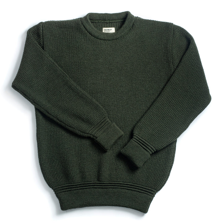 Heimat Crew Neck Military Green Brund