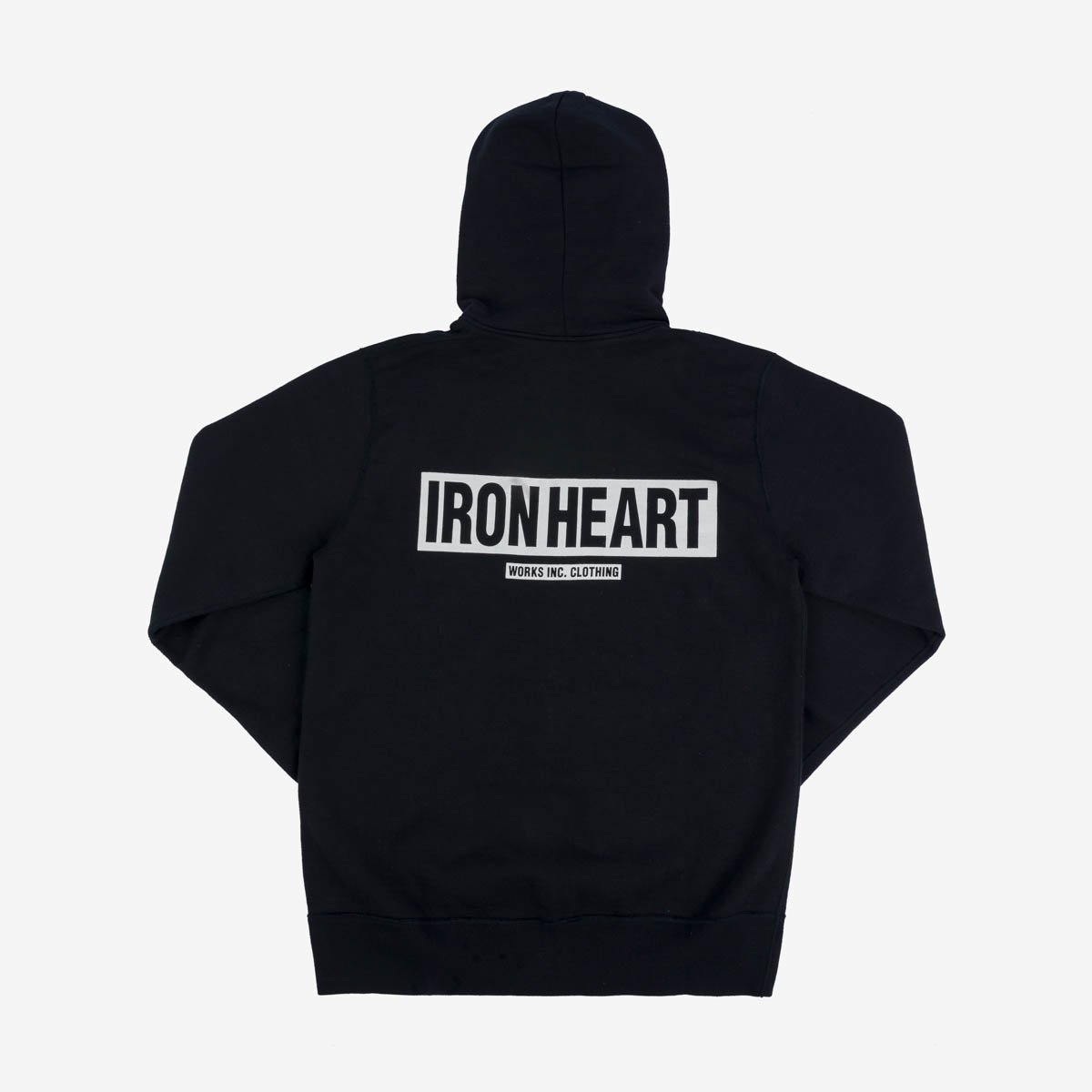 Iron Heart Ihsw 65 blk Ultra Heavy Zip Hoodie Black Brund