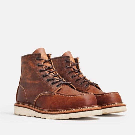 Red wing moc toe store copper rough and tough