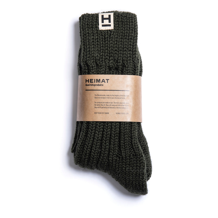 Heimat - Wander Sock Olive (Military)