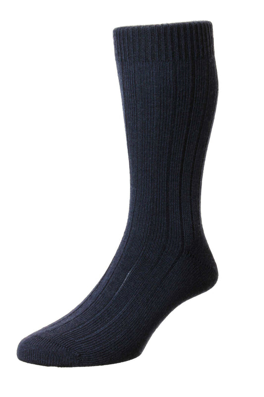 Pantherella - Packington Navy wool