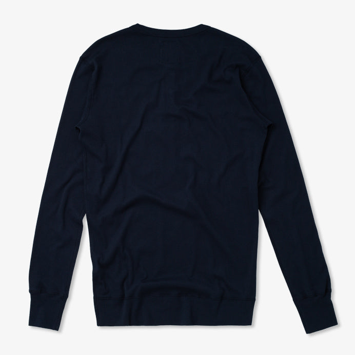 Hemen - Harri Deep Marine Henley Long Sleeve