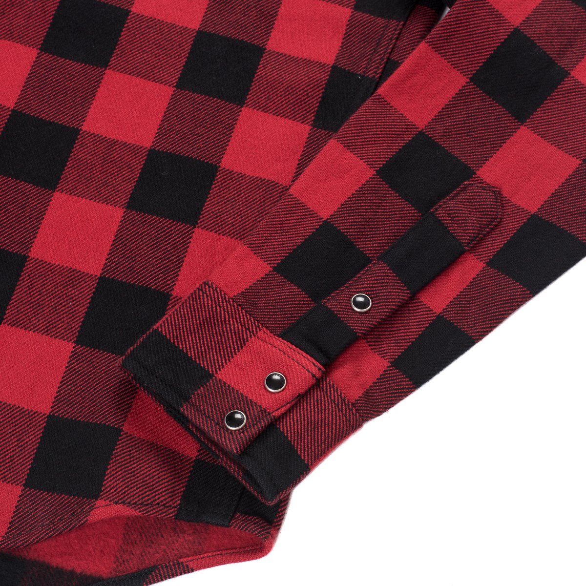 Iron Heart - IHSH-232-Red Buffalo Check Western