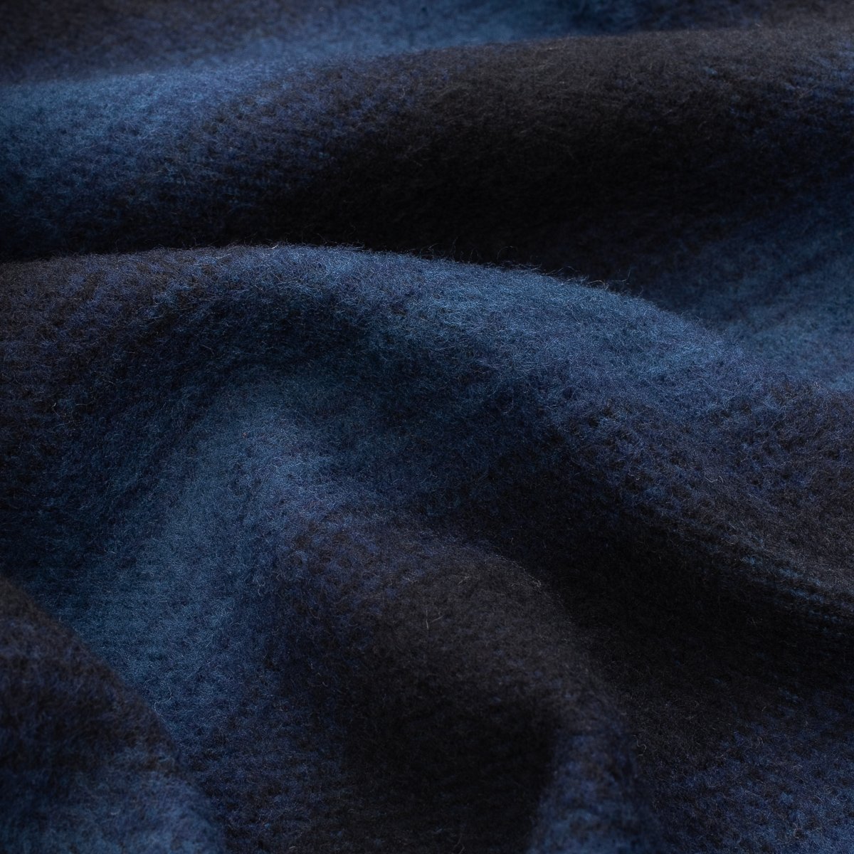 Iron Heart - IHSH-264-Nav Ombré Check Western