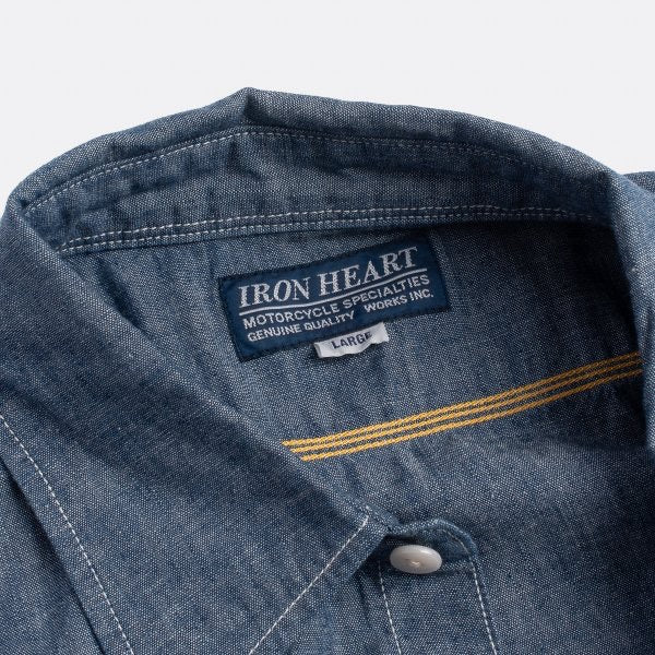 Iron Heart - IHSH-285-ind Chambray 5,5oz