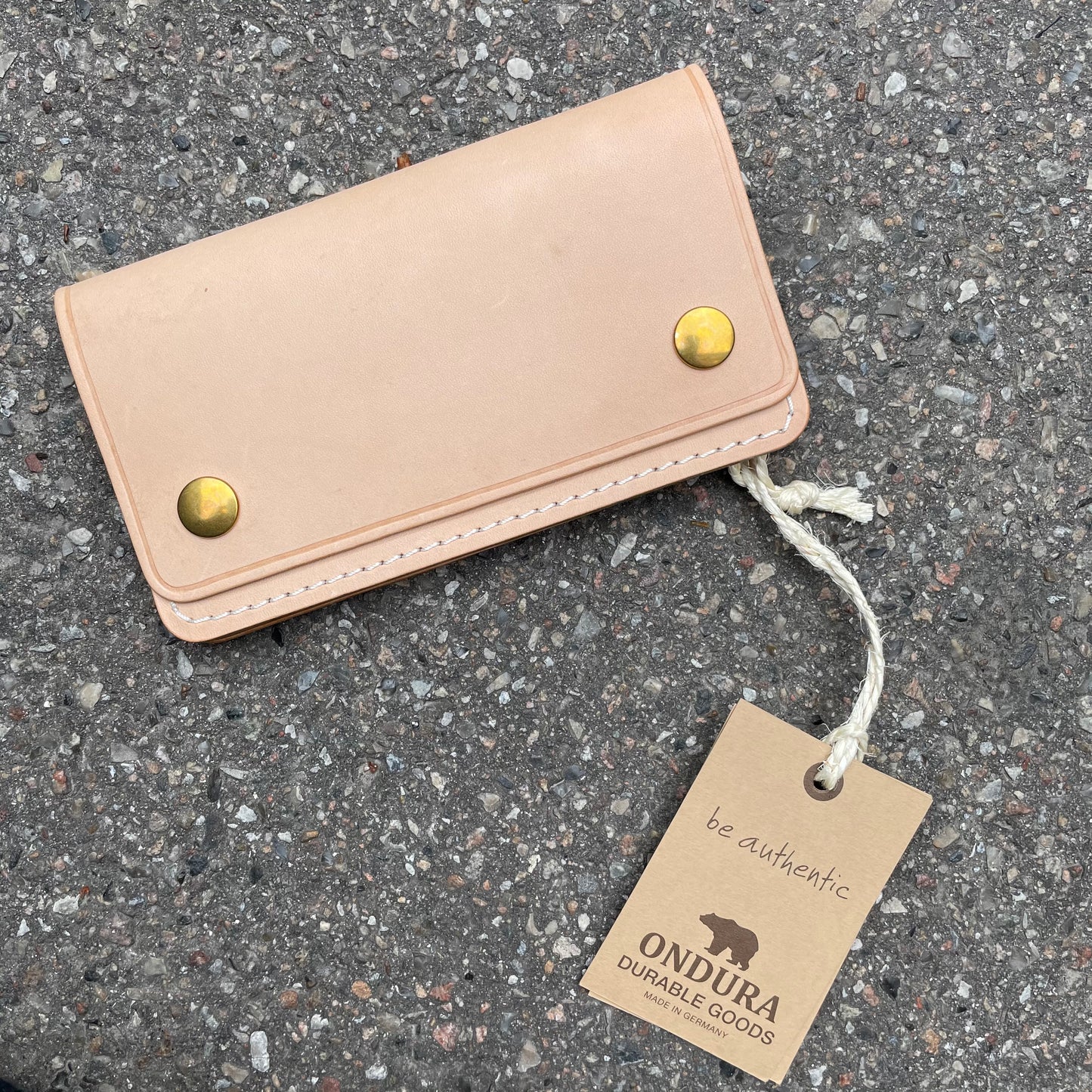 Ondura - Classic Biker Wallet Tan