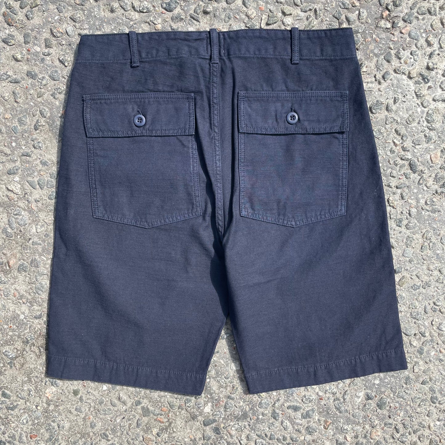 Tellason - Shorts, Fatigue Short Navy Sateen