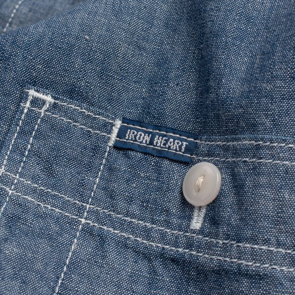 Iron Heart - IHSH-285-ind Chambray 5,5oz