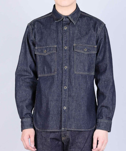 Japan Blue - CPO - Overshirt Rinsed Blue
