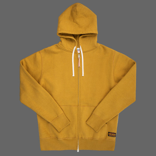 Iron Heart - Ihsw-10 Ultra Heavy Zip Hoodie Mustard
