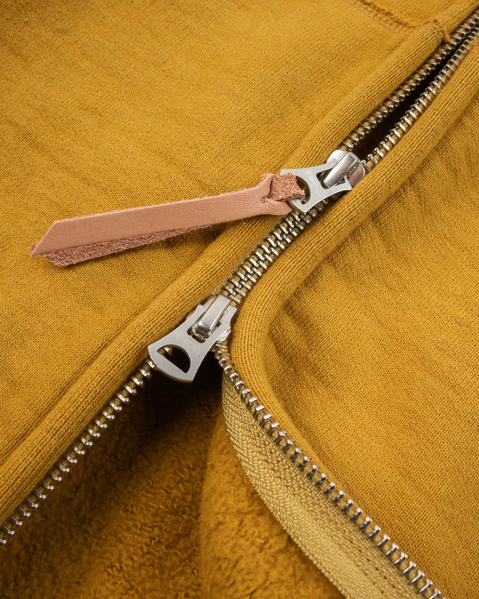 Iron Heart - Ihsw-10 Ultra Heavy Zip Hoodie Mustard