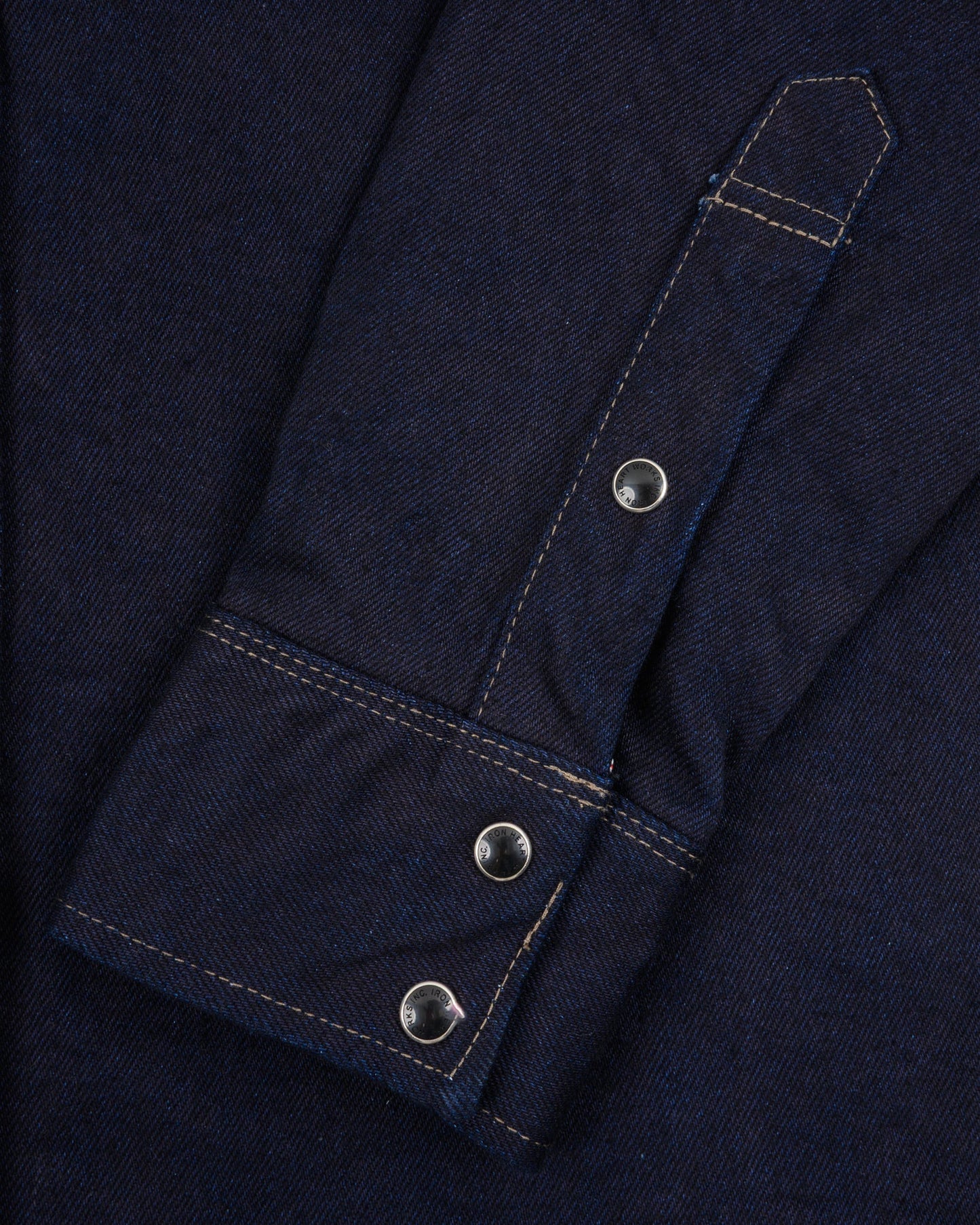 Iron Heart - IHSH-295 IB 14oz Western Shirt - Indigo/Black
