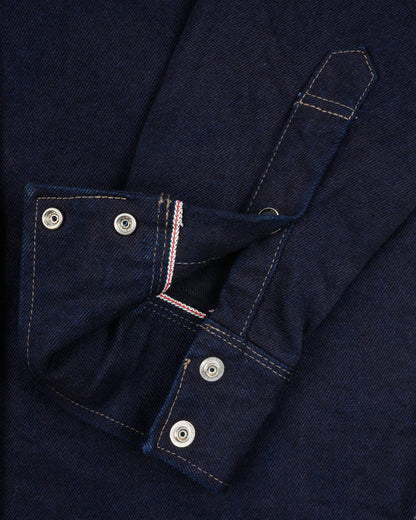 Iron Heart - IHSH-295 IB 14oz Western Shirt - Indigo/Black