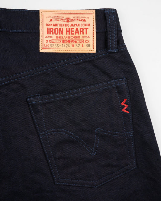 Iron Heart - 888S-142IB 14oz Indigo/Black