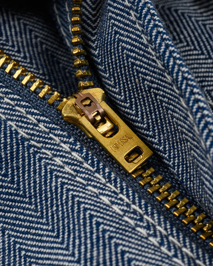 Iron Heart - IH-830Herringbone Painter’s Pants - Indigo