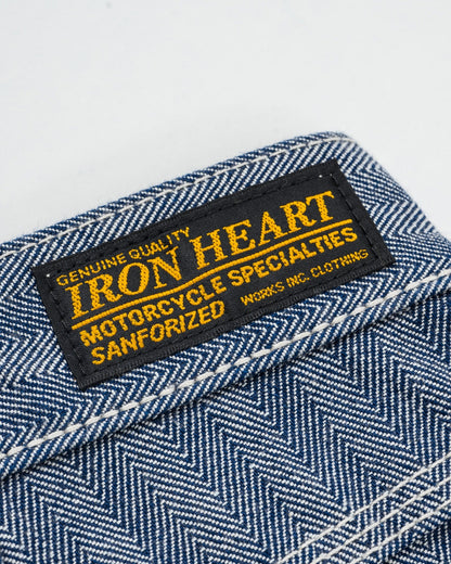 Iron Heart - IH-830Herringbone Painter’s Pants - Indigo