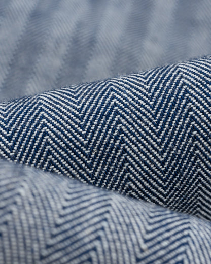 Iron Heart - IH-830Herringbone Painter’s Pants - Indigo