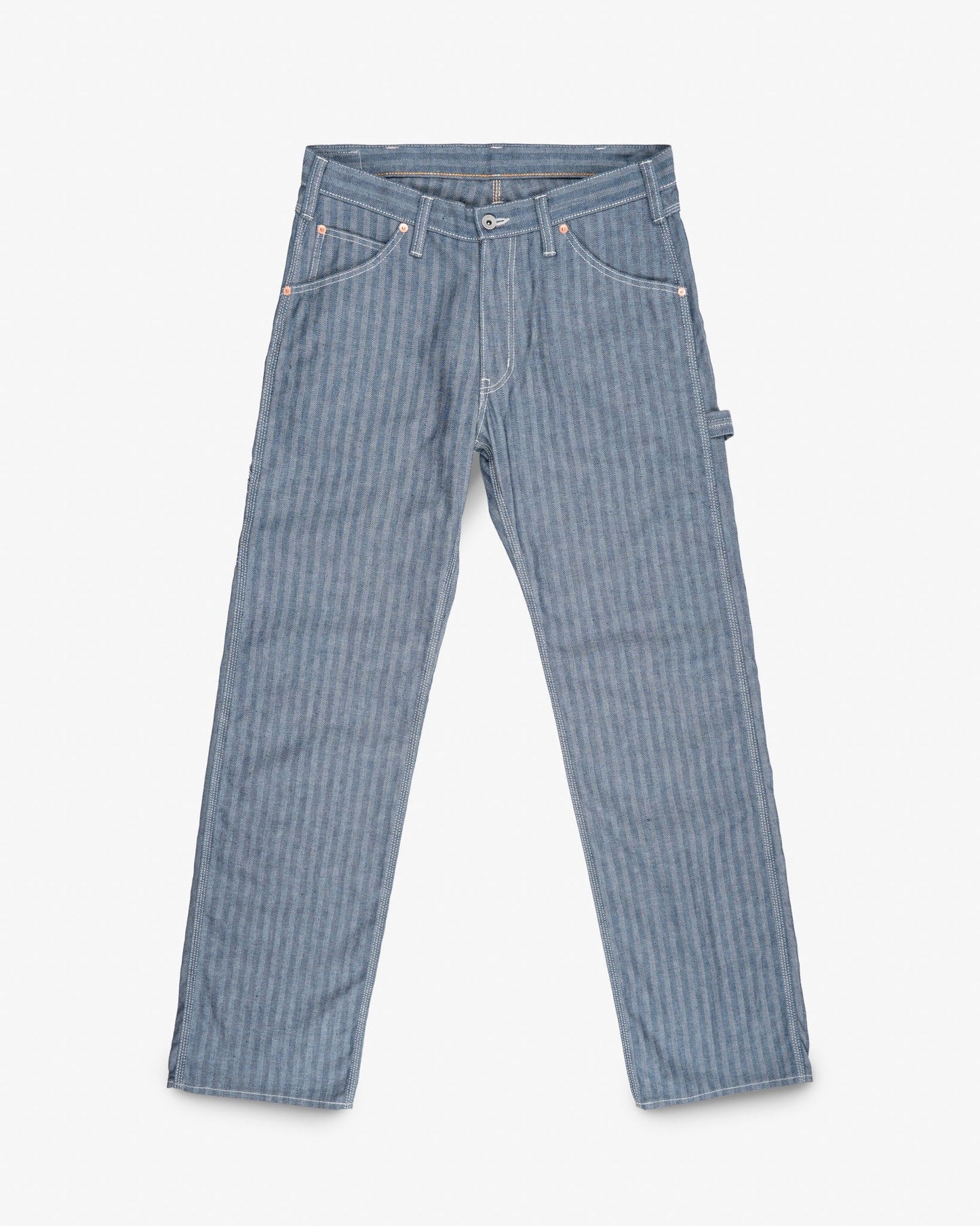 Iron Heart - IH-830Herringbone Painter’s Pants - Indigo