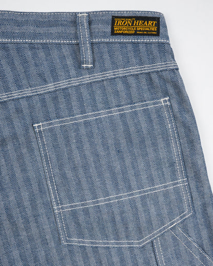 Iron Heart - IH-830Herringbone Painter’s Pants - Indigo