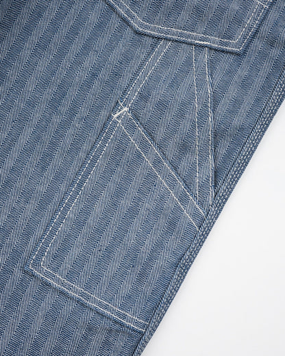 Iron Heart - IH-830Herringbone Painter’s Pants - Indigo
