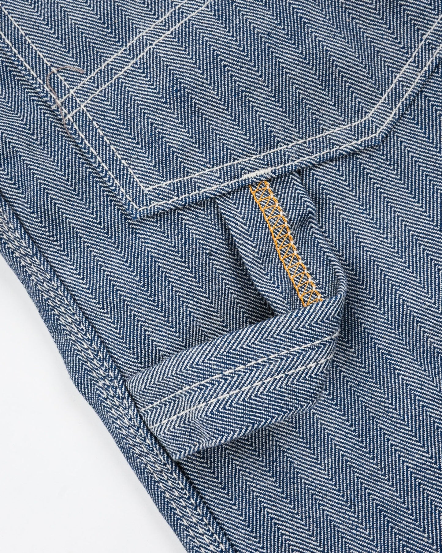 Iron Heart - IH-830Herringbone Painter’s Pants - Indigo