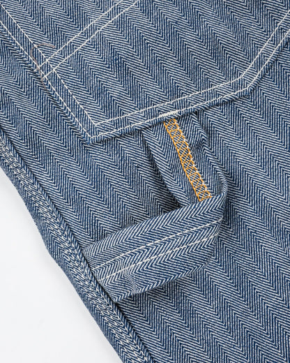 Iron Heart - IH-830Herringbone Painter’s Pants - Indigo